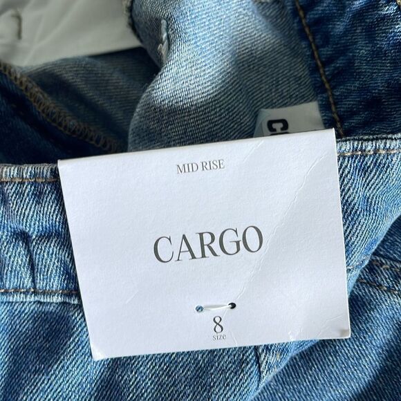Cargo Patchwork Straight Pant - with Reese Blutstein Blue Denim 8 - Picture 4 of 6